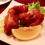 BAR 倉吉 - 流れ弾的に倉吉名物唐揚げ様w