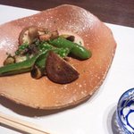 魚のもり - アワビの焼き物