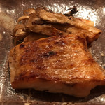 神楽坂 石かわ - のどぐろ、マイタケ炭火焼