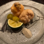 神楽坂 石かわ - 伊勢海老、白子、銀杏