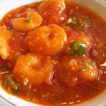 美幸飯店 - 美味しかったな～エビチリ
ネギと生姜がサクサク言う