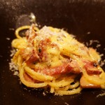 エノテカ パージナ - 美味しいカルボナーラ♪