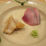 鮨 十兵衛 - バカ貝とカツオ