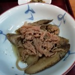 めし処啓 - 牛肉とごぼうの煮物