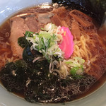 Ajidokoro Hamamasu - 正油ラーメン、アップ