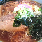 Ajidokoro Hamamasu - 正油ラーメン、アップ