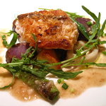 リストランテ ネグラマーロ - 甘鯛のソテー　アンチョビ風味のソース