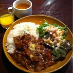 アロハテーブル - ランチのチリビーンズカレーです