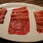 焼肉 ジャンボ - タン　ミスジ　トモサンカク