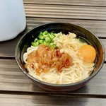 松家製麺 - 辛玉まぜうどん温 大