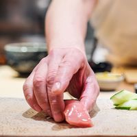 天寿し 京町店 - 鮪のヅケ