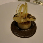 オルタシア - 自分のメイン（１）黒ソイのソテーと鱧のパンケーキ