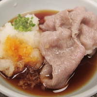 人形町今半 上野広小路店 - ポン酢でいただきます