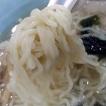 中華料理 おがわ - 【2018.12.7(金)】中国そば(並盛)702円の麺