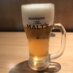 永秀 - 生ビール中。
      美味し。