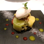 オルタシア - 自分のデザートです。果物たっぷりでした。