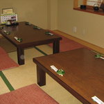 鮨亀 - お座敷や掘りごたつもあります。