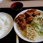 音吉やきとり - 唐揚げ定食