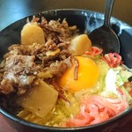 中村座 - ランチ【お好み焼き】(※選べるトッピングから、ぼっかけを選択）税込￥370