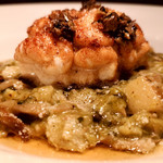 ボッテガ - 真鱈白子のムニエルと季節野菜の煮込み