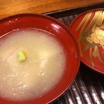 竹屋町 三多 - 聖護院大根と白甘鯛の椀もの