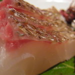 割烹くずし 徳多和良 - 11.10.07 天然鯛 松皮造り