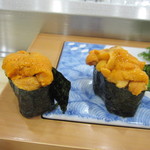 Sushi Kusumi - 雲丹、食べ比べ