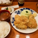 ぽん多本家 - カキフライ 3240 + 定食セット + 540