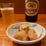 ぽん多本家 - お通し♪　豚の角煮