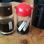 清水港　みなみ  - 二種類の醤油