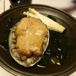 三養荘 - 鮑酒蒸し