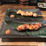 ぼんぼち。
          塩とタレで。