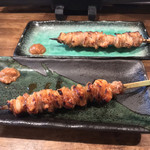 皮。
          これも塩とタレで。