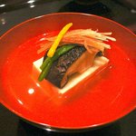 日本料理 晴山 - 【渡り蟹のしんじょうと魚沼産のしいたけ】★2011/10