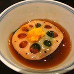 日本料理 晴山 - 【蓮根まんじゅう】★2011/10