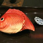 日本料理 晴山 - 【鯛の容器に入った大根の漬物】♫2011/10