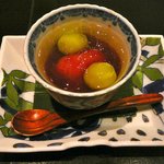 日本料理 晴山 - 【いちじくのワイン煮とシャインマスカット】◎2011/10