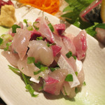 九州 熱中屋 - 活豊後サバ刺し　大分県豊後水道産