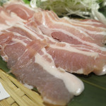 九州 熱中屋 - 五島豚のアゴ出汁しゃぶしゃぶ　完熟赤柚子胡椒添え　中