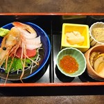 函館海鮮居酒屋魚まさ - 前菜・刺身(8000円コース)