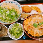 丸亀製麺 - かけ＆親子丼