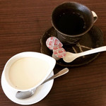 Kafe resutoran orumasutazu - デザートのコーヒーゼリー