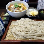 絃 - カツ丼セット990円