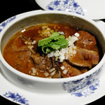 GINZA JOTAKI - 新潟県産真鴨の四川麻辣熱油がけ