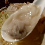 いち井 - 【2018.12.8(土)】焼きあご塩(並盛・150g)850円＋海老ワンタン200円＋焼き海苔と味玉150円の海老ワンタン