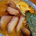 らーめん森や。 - カリフリちゃーしゅーめん・味噌・はるゆたか・カリフリ味玉増し