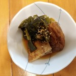 らーめん森や。 - 染野屋さんのがんもの煮もの