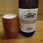 きくち - 瓶ビール（５５０円）