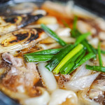 ひびき庵 - 鴨南蠻（かもなんばん）饂飩（うんどん）、青蔥（あをねぎ）