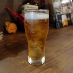 灯 - 茶葉つけこみ焼酎ソーダ割り